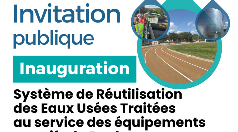 Inauguration publique du système de Réutilisation des Eaux Usées Traitées